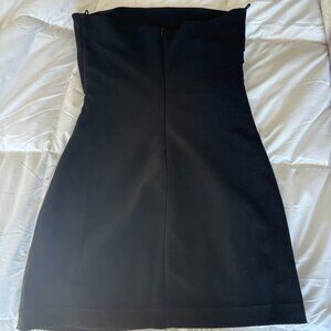 Zara Black Strapless Mini Dress
